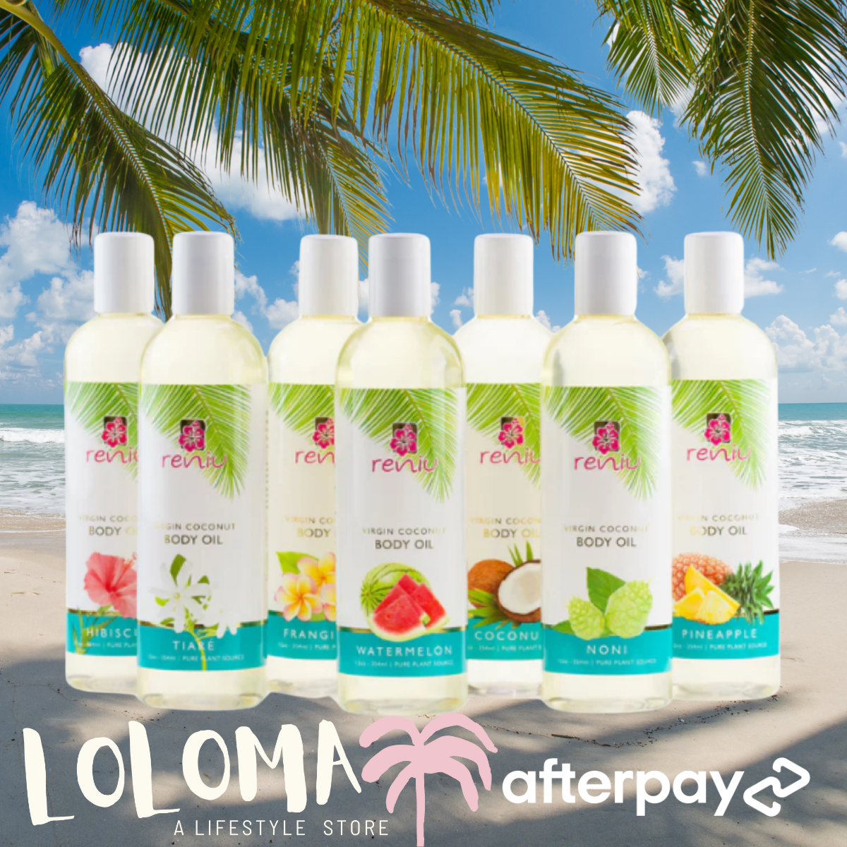 Coconut Body Oil by RENIU Fiji