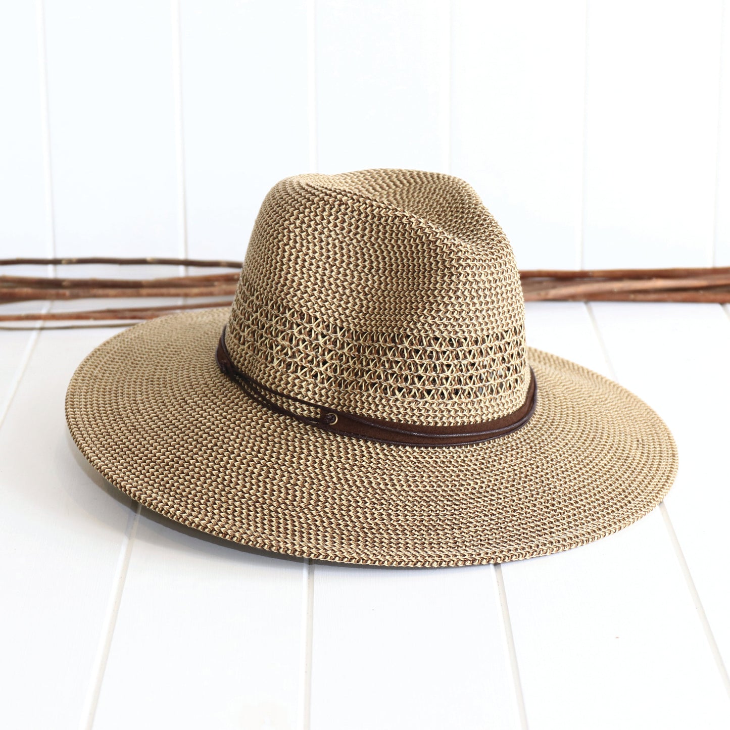 Nico Panama Hat in Chocolate (Unisex)