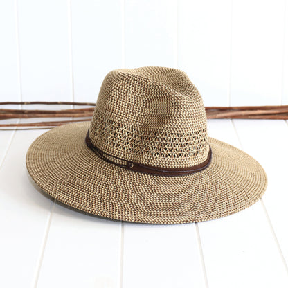 Nico Panama Hat in Chocolate (Unisex)
