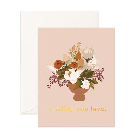 GREETING CARD SENDING YOU LOVE FOX FALLOW | LOLOMA LIVING | TAMBORINE MOUNTAIN