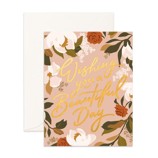 Magnolias Beautiful Day Greeting Card