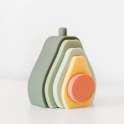 Silicone Avocado Stacking Toy