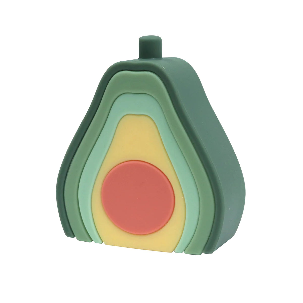 Silicone Avocado Stacking Toy
