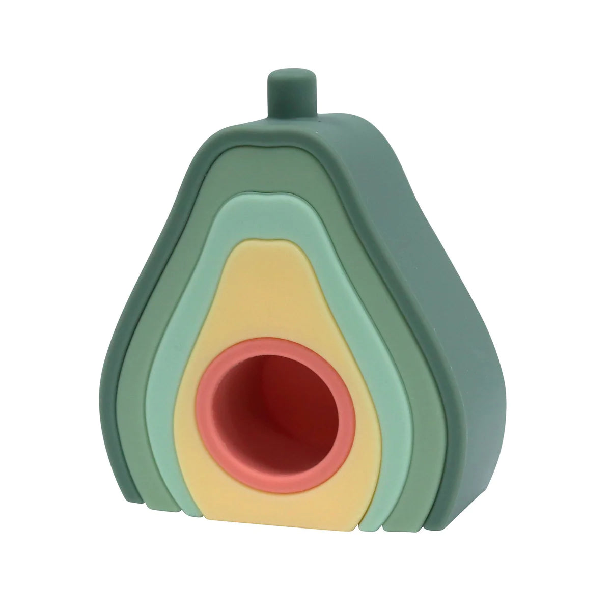 Silicone Avocado Stacking Toy
